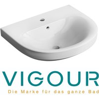 Vigour - Clivia Waschtisch rund 60 x 48 cm, weiß von VIGOUR
