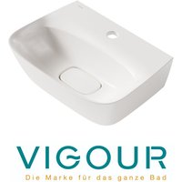 VIGOUR VOGUE Waschtisch ProtectPlus Beschichtung 45x33cm, weiß von VIGOUR