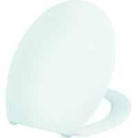 VIGOUR WC-Sitz individual 2.0 mit Deckel, Edelstahl-Scharniere abnehmbar, ohne Absenkautomatik, weiß von VIGOUR