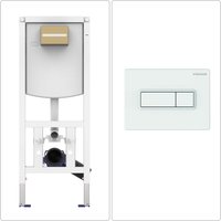 Conel wc Vorwandelement mit Vigour tees Betätigungsplatte, weiß Conel wc Vorwandelement mit Vigour tees Betätigungsplatte, weiß von VIGOUR