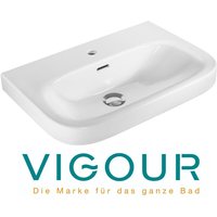 Derby kompakt Waschtisch 60x40 cm, weiß - Vigour von VIGOUR