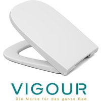 Vigour - vogue kompakt WC-Sitz mit SoftClose und TakeOff Funktion, weiß von VIGOUR