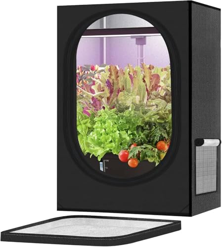 Kleines Growzelt 45x45x75cm für hydroponisches Anzuchtsystem. 600D Grow-Box mit hochreflektierendem Mylar. EIN Indoor-Gewächshaus als Grow-Box für den Gartenanbau von Gemüse und Hanf von VIHBRAI
