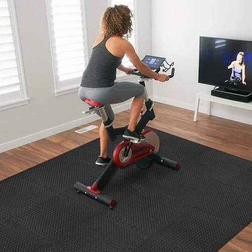 Esterilla Puzzle Para Suelo von Gimnasio y Fitness-20 Piezas de Suelo goma + Bordes | 30 x 30 cm | Alfombrilla Protector Suelo, EVA Tatami Puzzle Colchoneta Para Gimnasio, Familia y Piscina von VIIROUD