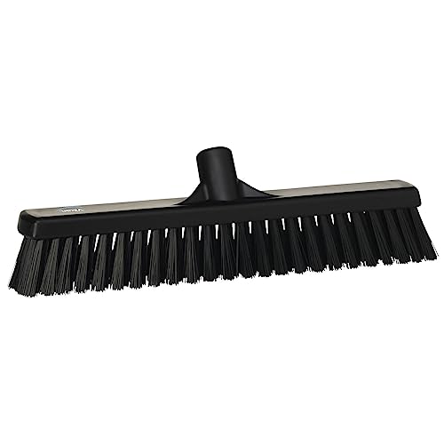 VikanBroom, 410 mm, Soft/hard, Black von Vikan