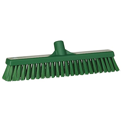 Vikan 31742 Soft/Hard Broom, Green, 410mm Length, 90mm Width, 120mm Height von Vikan