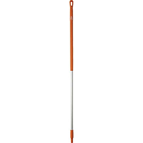 Vikan 29377 59" Aluminum Handle with Threaded Tip, 1-7/32" Diameter, Orange von Vikan