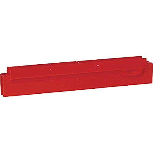 Vikan 77314 Rubber Double Hygienic Squeegee Blade, 10", Red von Vikan