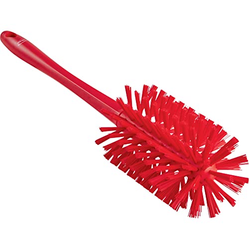 Vikan - Ultra Hygiene Rohrbürste - Mittelharte Fasern - 430mm - Ø90mm - Rot von Vikan