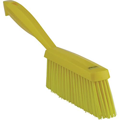 Vikan 45876 Bench Brush, Polypropylene, Polyester Soft Bristle, 14", Yellow von Vikan