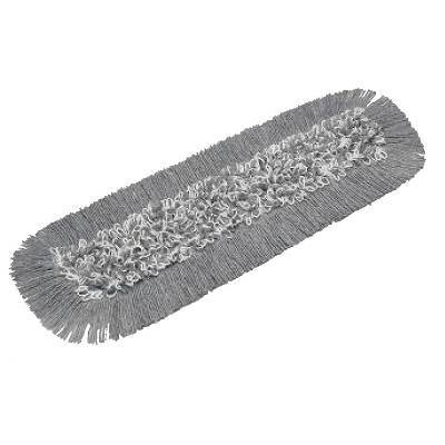 Klamvochtige mop DAMP 43: "Rapid Clean"microvezel < 0,9 dtexoppervlak: 83% polyester, 17% polyamide (35% microvezel) max. 70°C wassen, max. 55°C drogen voorbereiding: 200% bevochtiging von Vikan