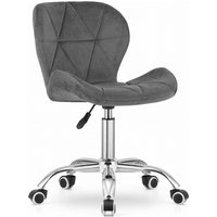 Bürostuhl AVOLA - ergonomisch - Velours - grau von VIKING CHOICE