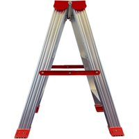 Viking Choice - Haushaltstreppe - Leiter - 2x 3 Stufen - Aluminium - 75 cm hoch von VIKING CHOICE