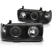 Scheinwerfer Dual Halo Felgen toyota land cruiser fj 80 90-97 schwarz von VIKING CHOICE