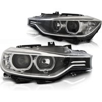 Scheinwerfer Tagfahrlicht BMW F30/F31 10 11 - 05 15 ANGEL EYES LED SCHWARZ von VIKING CHOICE