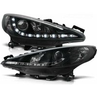 Scheinwerfer mit Standlicht peugeot 207 05 06-06 12 schwarz von VIKING CHOICE