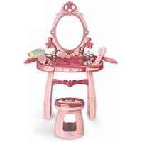 Schminktisch für Kinder – Schminktisch mit Spiegel – 44 x 24,5 x 76 cm – rosa von VIKING CHOICE