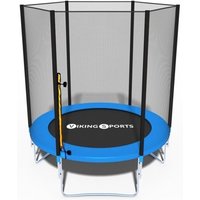 Trampolin 183 cm mit Sicherheitsnetz - bis 90 kg - blau von VIKING CHOICE