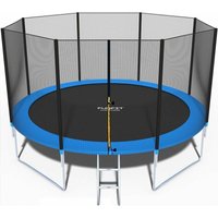 Trampolin - 404 cm - mit Netz & Leiter - bis 150 kg von VIKING CHOICE