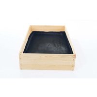 Viking Choice - Gemüsegartenbox - Zuchtbox - 120x80x27 cm - Holz - mit Bodenplane von VIKING CHOICE