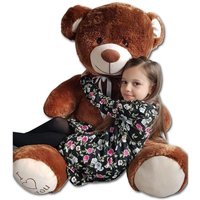 Großer Teddybär - Ich liebe dich - Weich - Braun von VIKING CHOICE