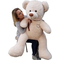 Großer Teddybär - Ich liebe dich - Weich - Creme von VIKING CHOICE