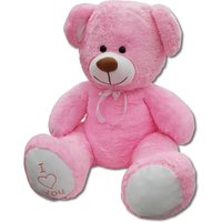Großer rosa Teddybär Teddybär Ich liebe dich 160cm von VIKING CHOICE