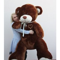 Riesiger großer Teddybär, weiches Kuscheltier – 105 x 85 cm – braun von VIKING CHOICE