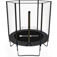 Trampolin – 183 cm – mit Sicherheitsnetz – schwarz von VIKING SPORTS