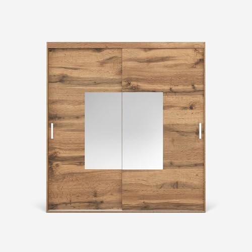 VIKK - Kleiderschrank Schiebeschrank, Schrank Alta - Wohnzimmer, Flur, Schlafzimmer - Garderobenschrank mit Spiegel - Schiebetürsystem, robuste Konstruktion VIKK - Kleiderschrank Schiebeschrank, Schrank Alta - Wohnzimmer, Flur, Schlafzimmer - Garderobenschrank mit Spiegel - Schiebetürsystem, robuste Konstruktion von VIKK
