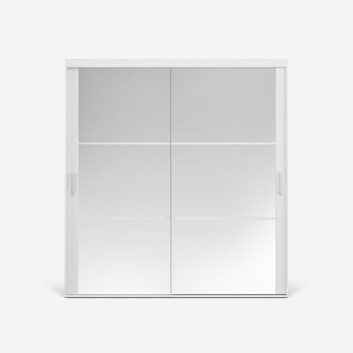VIKK - Kleiderschrank Schiebeschrank, Schrank Halsa - Wohnzimmer, Flur, Schlafzimmer - Garderobenschrank mit Spiegel - Schiebetürsystem, robuste Konstruktion VIKK - Kleiderschrank Schiebeschrank, Schrank Halsa - Wohnzimmer, Flur, Schlafzimmer - Garderobenschrank mit Spiegel - Schiebetürsystem, robuste Konstruktion von VIKK