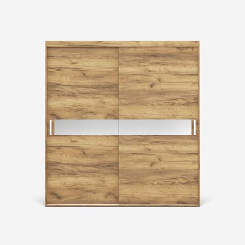 VIKK - Kleiderschrank Schiebeschrank, Schrank Mare - Wohnzimmer, Flur, Schlafzimmer - Garderobenschrank mit Spiegel - Schiebetürsystem, robuste Konstruktion VIKK - Kleiderschrank Schiebeschrank, Schrank Mare - Wohnzimmer, Flur, Schlafzimmer - Garderobenschrank mit Spiegel - Schiebetürsystem, robuste Konstruktion von VIKK