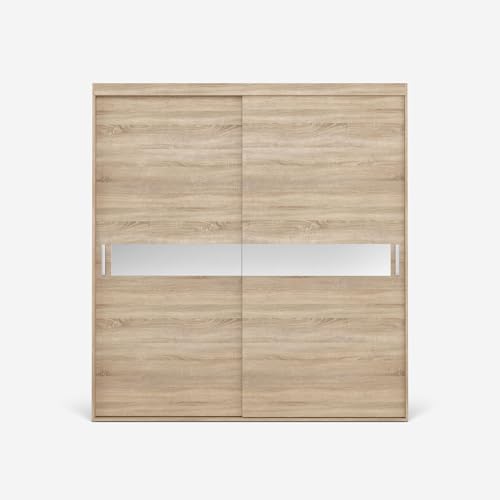 VIKK - Kleiderschrank Schiebeschrank, Schrank Mare - Wohnzimmer, Flur, Schlafzimmer - Garderobenschrank mit Spiegel - Schiebetürsystem, robuste Konstruktion VIKK - Kleiderschrank Schiebeschrank, Schrank Mare - Wohnzimmer, Flur, Schlafzimmer - Garderobenschrank mit Spiegel - Schiebetürsystem, robuste Konstruktion von VIKK