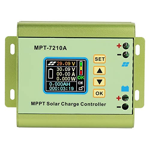 MPPT Solar Laderegler, MPT-7210A LCD Display Solar Laderegler Panel aus Aluminiumlegierung für Lithium Batterie von Vikye