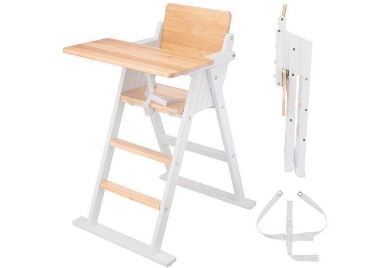 VILHA THE CHILDREN'S FURNITURE FACTORY Hochstuhl Klapp-Treppenhochstuhl STEP UP 101, Hochstuhl Baby aus Holz von VILHA THE CHILDREN'S FURNITURE FACTORY