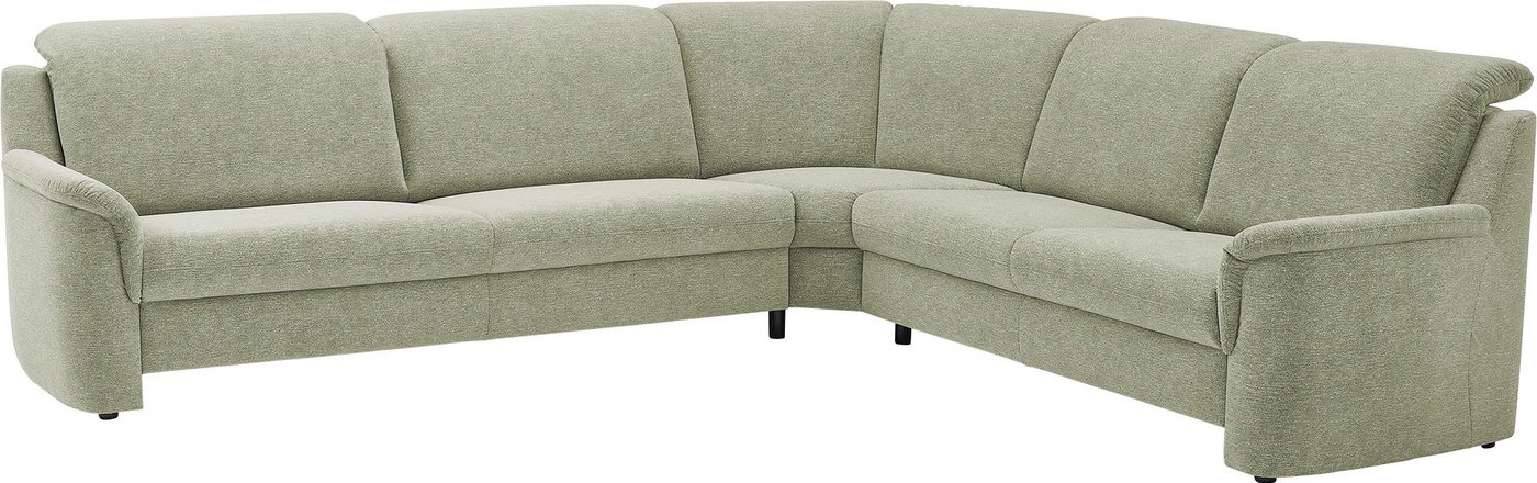 VILLA BECK Ecksofa Garda, 4 Teile, inklusive Kopfteilverstellung, Stellmaß 277x245cm von VILLA BECK