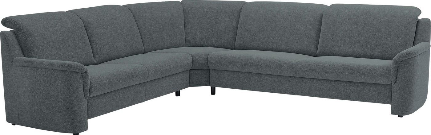 VILLA BECK Ecksofa Garda L-Form, 4 Teile, inklusive Kopfteilverstellung, Stellmaß 277x245cm von VILLA BECK