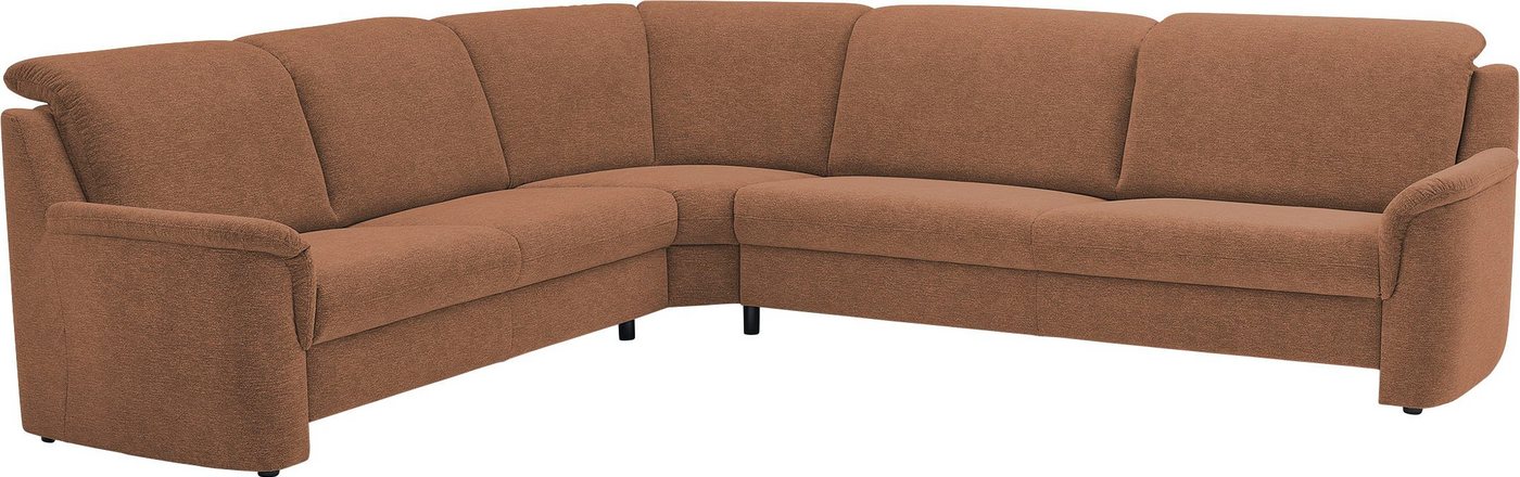 VILLA BECK Ecksofa Garda, 4 Teile, inklusive Kopfteilverstellung, Stellmaß 277x245cm von VILLA BECK