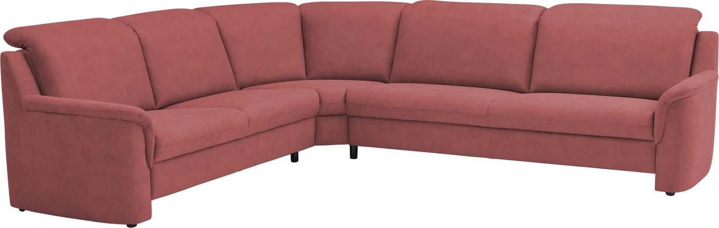 VILLA BECK Ecksofa Garda, 4 Teile, inklusive Kopfteilverstellung, Stellmaß 309x277 cm von VILLA BECK