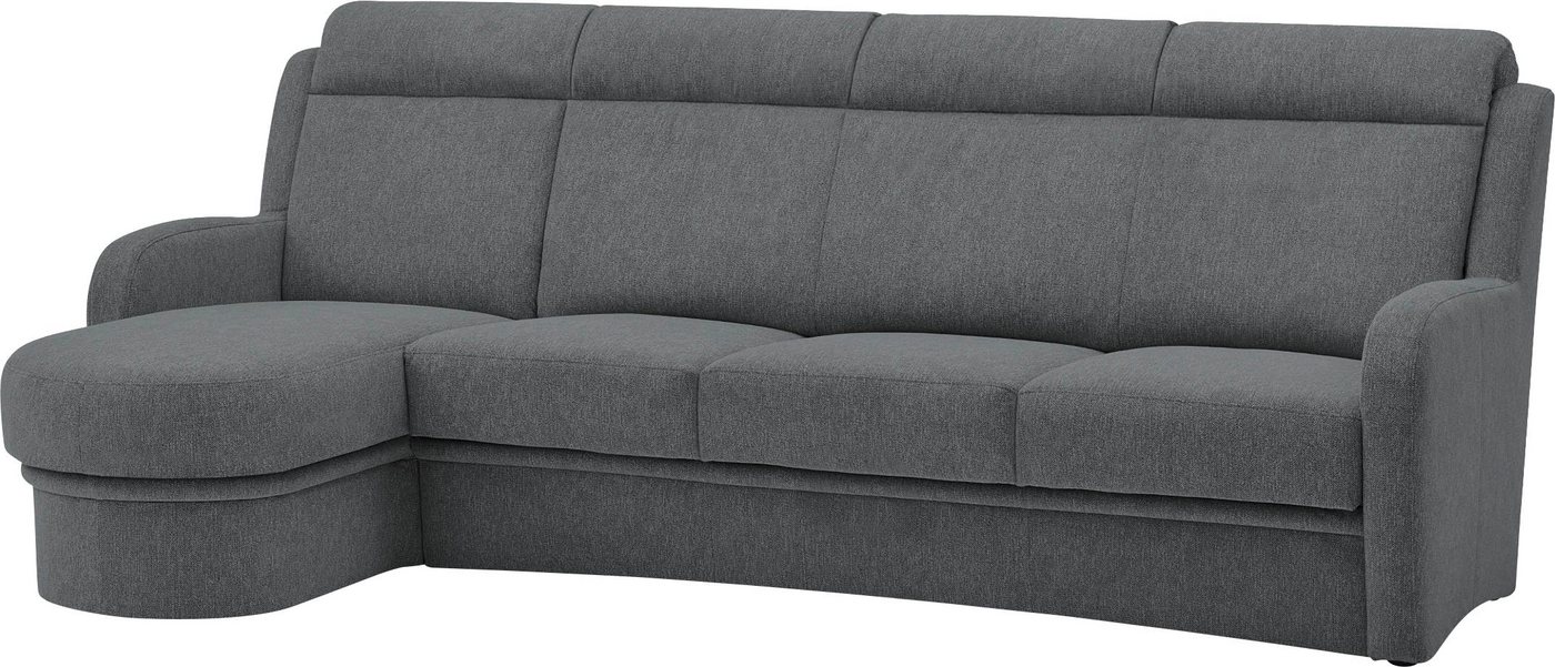 VILLA BECK Ecksofa Varese L-Form, 2 Teile, Kopfteilverstellung, wahlweise mit Sitzvorzug, in Sitzhöhe 46 cm von VILLA BECK