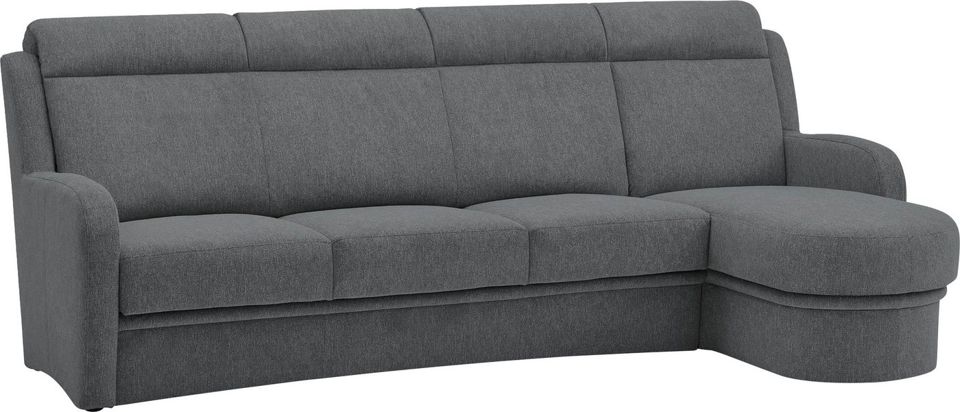 VILLA BECK Ecksofa Varese L-Form, 2 Teile, Kopfteilverstellung, wahlweise mit Sitzvorzug, in Sitzhöhe 46 cm von VILLA BECK