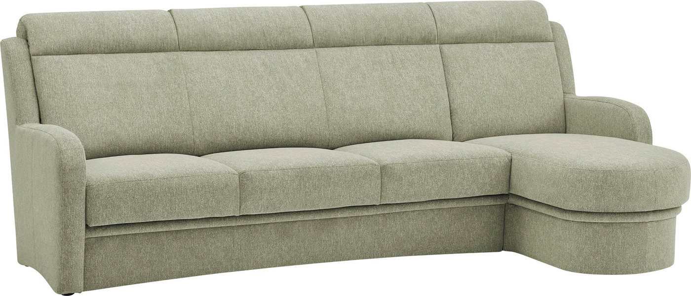 VILLA BECK Ecksofa Varese L-Form, 2 Teile, Kopfteilverstellung, wahlweise mit Sitzvorzug, in Sitzhöhe 49 cm von VILLA BECK