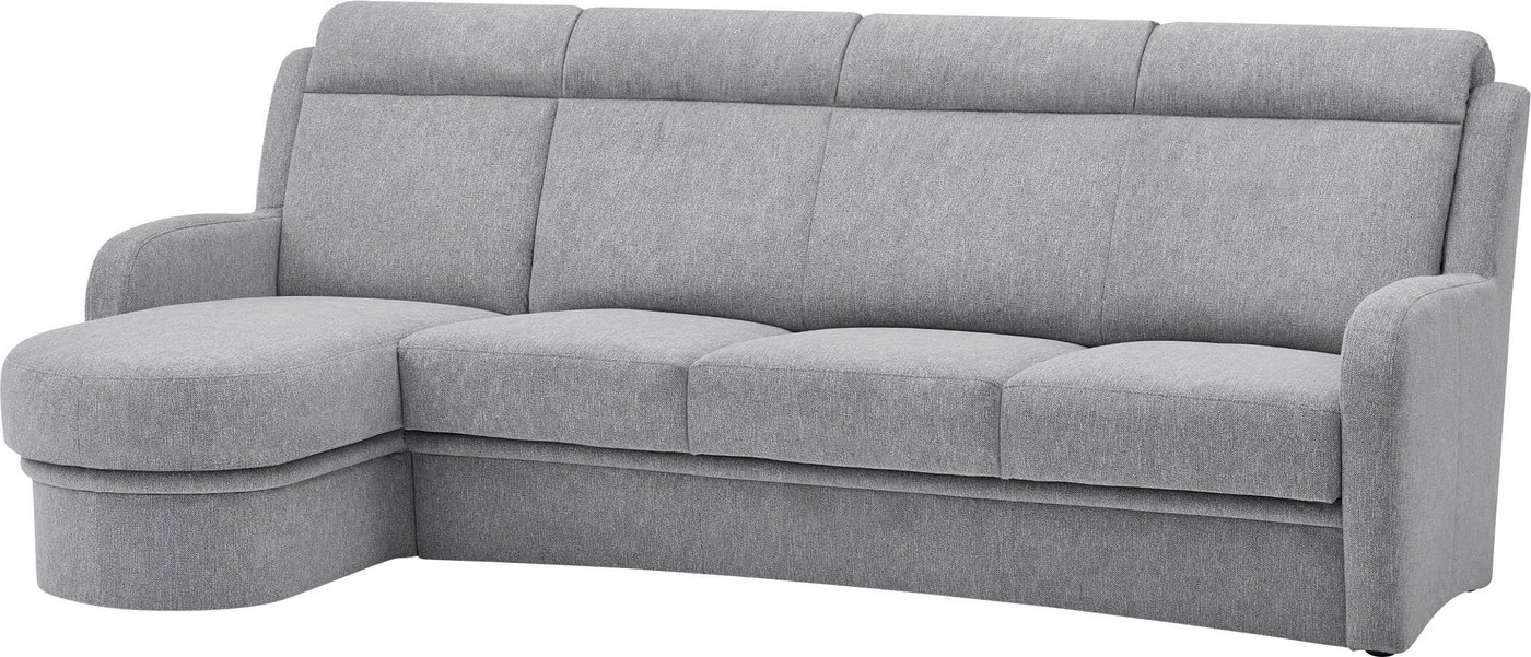 VILLA BECK Ecksofa Varese, 2 Teile, Kopfteilverstellung, wahlweise mit Sitzvorzug, in Sitzhöhe 49 cm von VILLA BECK