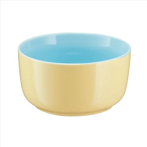 VILLA ITALIA BORNEO Porzellan Müslischale Blau-Gelb 13 cm - Suppenschalen - Müsli Schüssel - Dessertschalen -Servierschalen - Frühstücksschale - Bowl Schüssel - Snackschale - Porzellan Schale VILLA ITALIA BORNEO Porzellan Müslischale Blau-Gelb 13 cm - Suppenschalen - Müsli Schüssel - Dessertschalen -Servierschalen - Frühstücksschale - Bowl Schüssel - Snackschale - Porzellan Schale von VILLA ITALIA