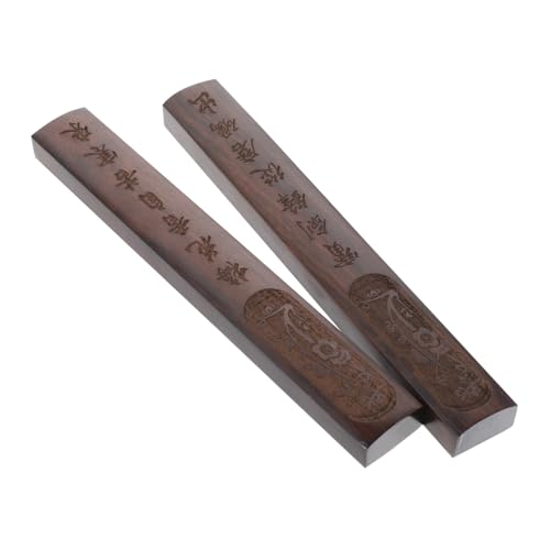 VILLCASE 1 Paar Holz Papiergewicht für Kalligraphie Schreibwerkzeug Langlebigem Holz zum Halten von Papier für Kalligrafie und Malerei VILLCASE 1 Paar Holz Papiergewicht für Kalligraphie Schreibwerkzeug Langlebigem Holz zum Halten von Papier für Kalligrafie und Malerei von VILLCASE