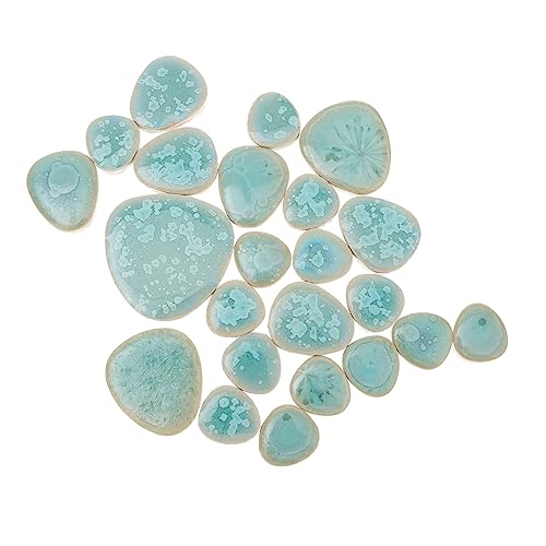 VILLCASE 1 Packung Unregelmäßige Mosaiksteine Diy Keramik Mosaik Bastelmaterial Grün Glitzernde Chips für Kreative Handwerksprojekte Dekorativ und Langlebig VILLCASE 1 Packung Unregelmäßige Mosaiksteine Diy Keramik Mosaik Bastelmaterial Grün Glitzernde Chips für Kreative Handwerksprojekte Dekorativ und Langlebig von VILLCASE