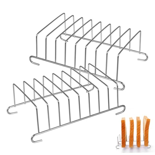 VILLCASE 1 Satz Air Fryer Rack Aus Multifunktionales Backregal Für Heißluftfritteuse Toaster Und Backofen Für Brot Toast Und Snacks 2 Stück VILLCASE 1 Satz Air Fryer Rack Aus Multifunktionales Backregal Für Heißluftfritteuse Toaster Und Backofen Für Brot Toast Und Snacks 2 Stück von VILLCASE