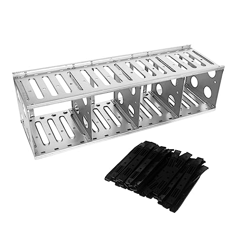 VILLCASE 1 Satz Festplatten käfig Gestell fahren hart externes festplattengehäuse mehrschichtiges Festplatten-Rack Disk-Rack Festplattenkäfig Rostfreier Silber VILLCASE 1 Satz Festplatten käfig Gestell fahren hart externes festplattengehäuse mehrschichtiges Festplatten-Rack Disk-Rack Festplattenkäfig Rostfreier Silber von VILLCASE