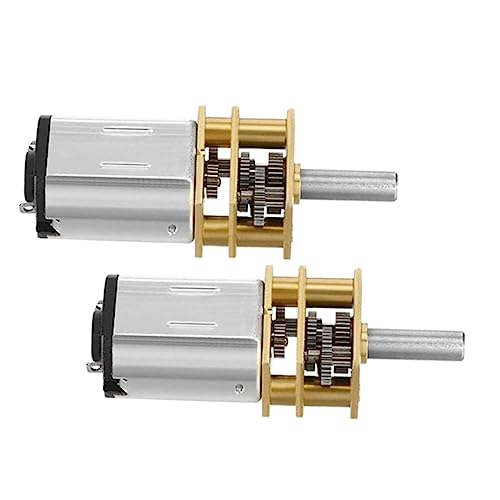VILLCASE 1 Satz Getriebemotor Gehäuse Untersetzungsmotor Bürstenlos Geschwindigkeit Micro Planetary Reduction Motor Drehzahlreduzierungsmotor Elektromotor Niedriger Drehzahl Metall 2 Stück von VILLCASE