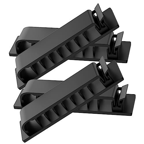 VILLCASE 1 Satz Kabel Organizer Teiliges Selbstklebende Kabelclips Mit Löchern Kabelhalter Für Schreibtisch Büro Zuhause Praktische Kabelführung Für Verschiedene Kabeltypen 4 Stück VILLCASE 1 Satz Kabel Organizer Teiliges Selbstklebende Kabelclips Mit Löchern Kabelhalter Für Schreibtisch Büro Zuhause Praktische Kabelführung Für Verschiedene Kabeltypen 4 Stück von VILLCASE